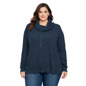 Ralph Lauren Black Cowl Neck Thermal Top XL Warm Comfortable Basic Classic